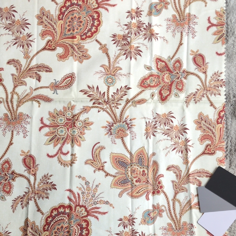 Jacobean Floral Paisley Cotton Print - Pierre Deux -French Country for Kravet